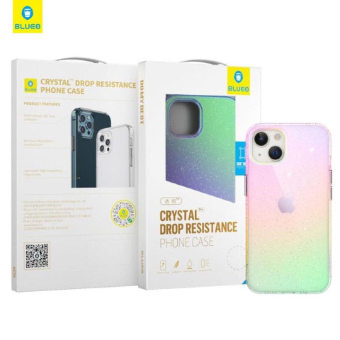 Чехол Blueo Crystal Drop PRO Resistance для iPhone 13 Light nebula